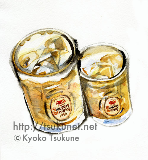 ハイボールのイラスト