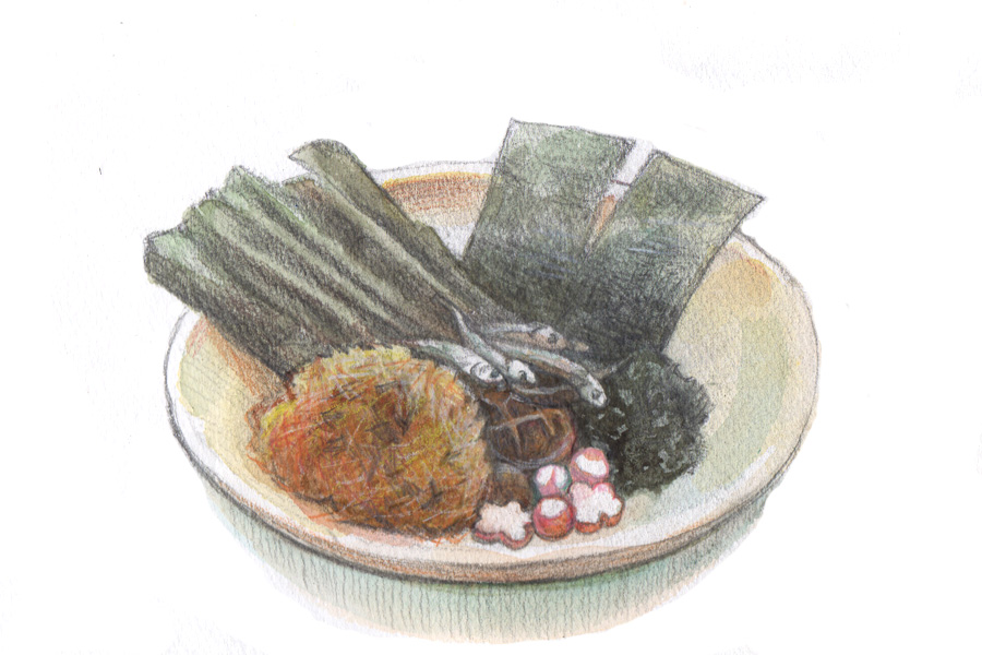素材イラストだし