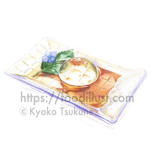 和菓子手書きイラスト
