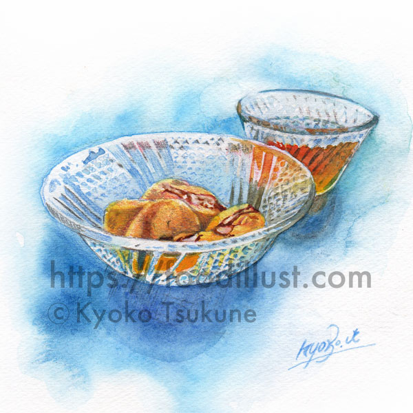 葛餅イラスト