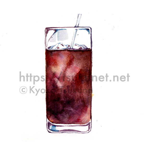 アイスコーヒーのイラスト
